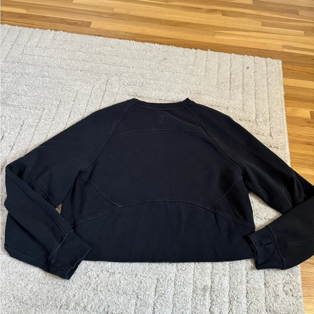 Lululemon Black Crewneck Sweater - Picture 2 of 9